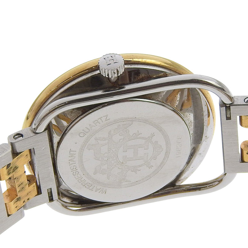 [HERMES] Hermes 
 Arceau reloj de pulsera 
 Acero inoxidable Cuarzo Pantalla analógica Esfera blanca Arceau Ladies