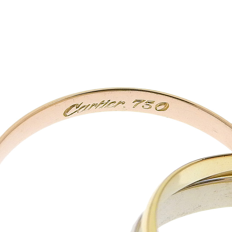 [Cartier] Cartier 
 Trinity SM 16 Ring
 Triple 18KGold YG/PG/WG Approximately 4.2g TRINITY SM Ladies A Rank