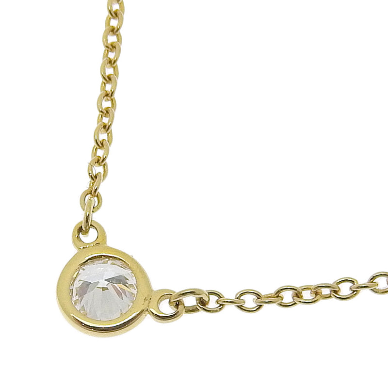 [Tiffany & co.] Tiffany 
 Collier de la cour 
 Elsa Peletti K18 Yellow Gold x Diamond environ 1,7 g par la cour les dames A +