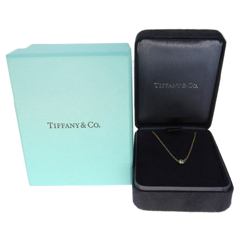 [Tiffany & Co.]TIFFANY&Co.
 Viser Yard Necklace 
 엘사 펠레 티 18K옐로우 골드 X 다이아몬드 약 1.7G 마당 숙녀 A+순위