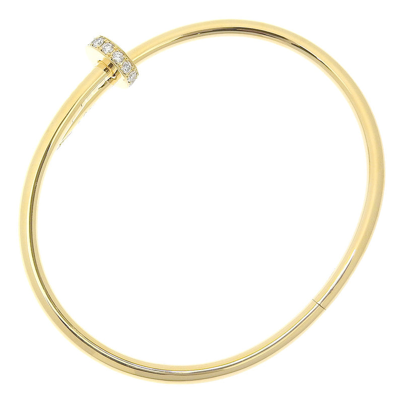 [Cartier] Cartier Bracelet à souffle de la cheville Juslest Nouveau K18 Yellow Gold X Diamond Environ 35,3 g Just Oncle Breath Unisexe A + RANG