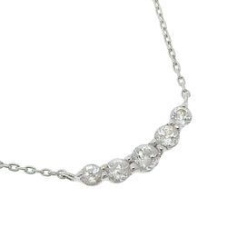 【STAR JEWELRY】スタージュエリー
 ネックレス
 K10ホワイトゴールド 約1.1g レディースSAランク