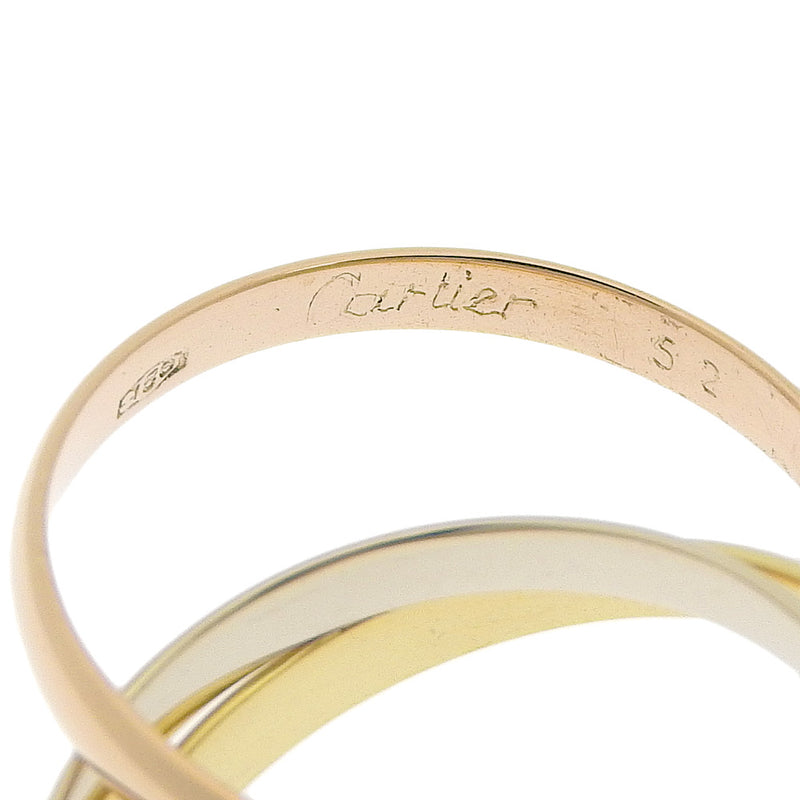 [Cartier] Cartier 
 Trinity No. 12 Ring
 18KGold YG/PG/WG Approximately 4.2g TRINITY Ladies