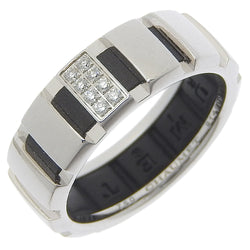 [CHAUMET] Shome 
 Class One No. 17 Ring
 18KWhite Gold x Diamond x Rubber Approximately 8.5g Class ONE Unisex A Rank