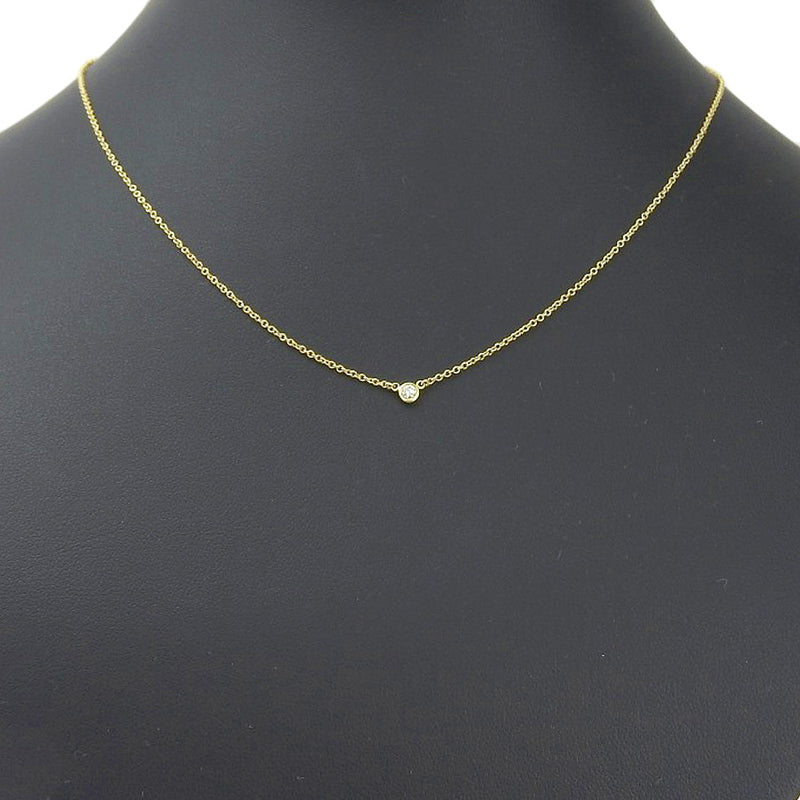 [Tiffany & co.]TIFFANY&Co.
 Viser Yard Necklace
 Elsa Peletti 18KYellow Gold x Diamond about 1.9G by the Yard Ladies A+Rank