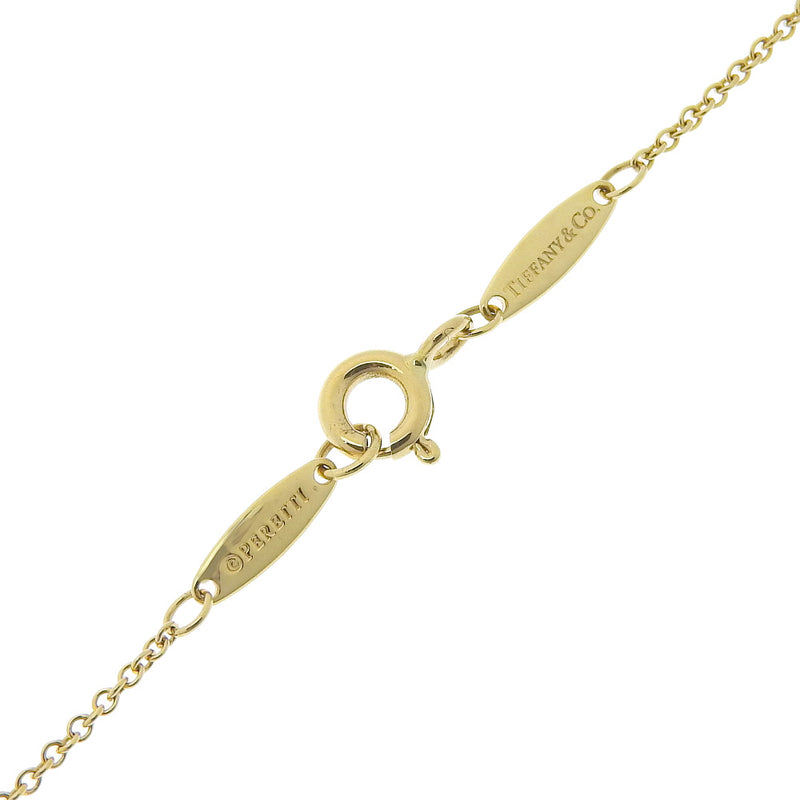 [Tiffany & co.] Tiffany 
 Collier de la cour 
 Elsa Peletti K18 Yellow Gold X Diamond environ 1,9 g par la cour les dames A +