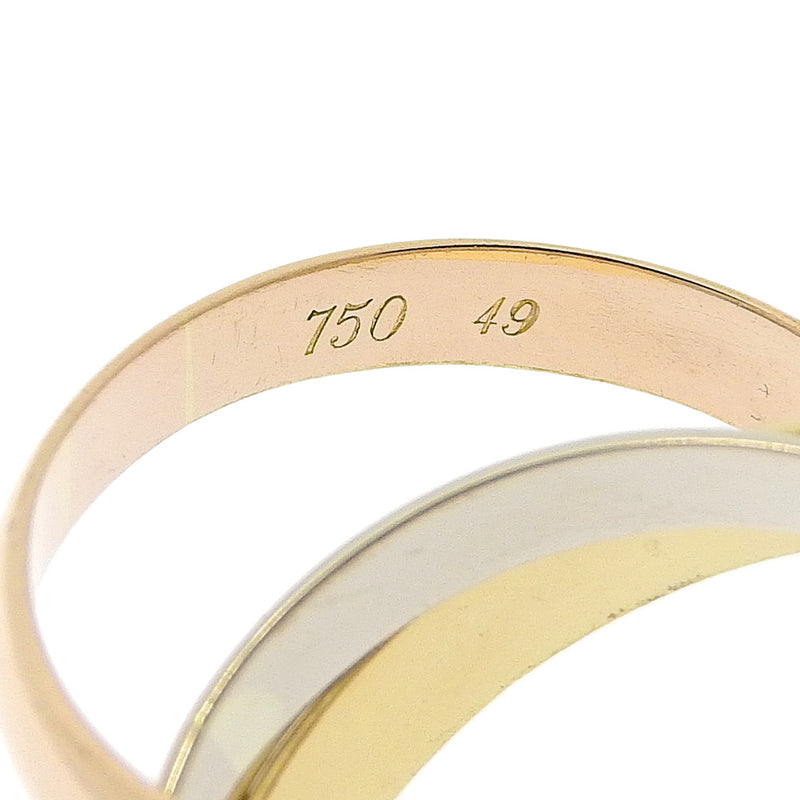 [Cartier] Cartier 
 Trinity No. 12 Ring
 Triple 18KGold YG/PG/WG Approximately 6.3g Trinity Ladies A-Rank