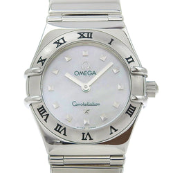 [Omega] Omega Constellation Watch My Choice Cal.1456 1561.71 Quartz en acier inoxydable Affichage de la coque en coque blanche