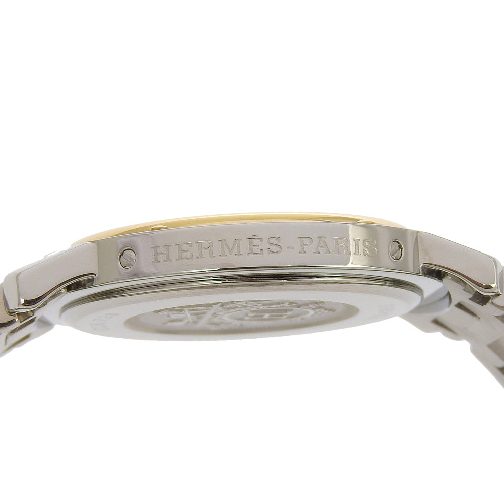HERMES】エルメス クリッパー 腕時計 CL6.720 ステンレススチール