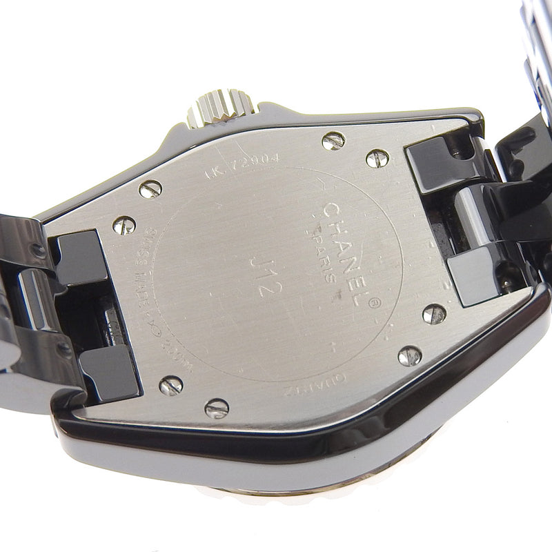 [Chanel] Chanel J12 Watch 12p Diamond H1625 Quartz en céramique Affichage numérique Black Dial J12 Women's A Rank