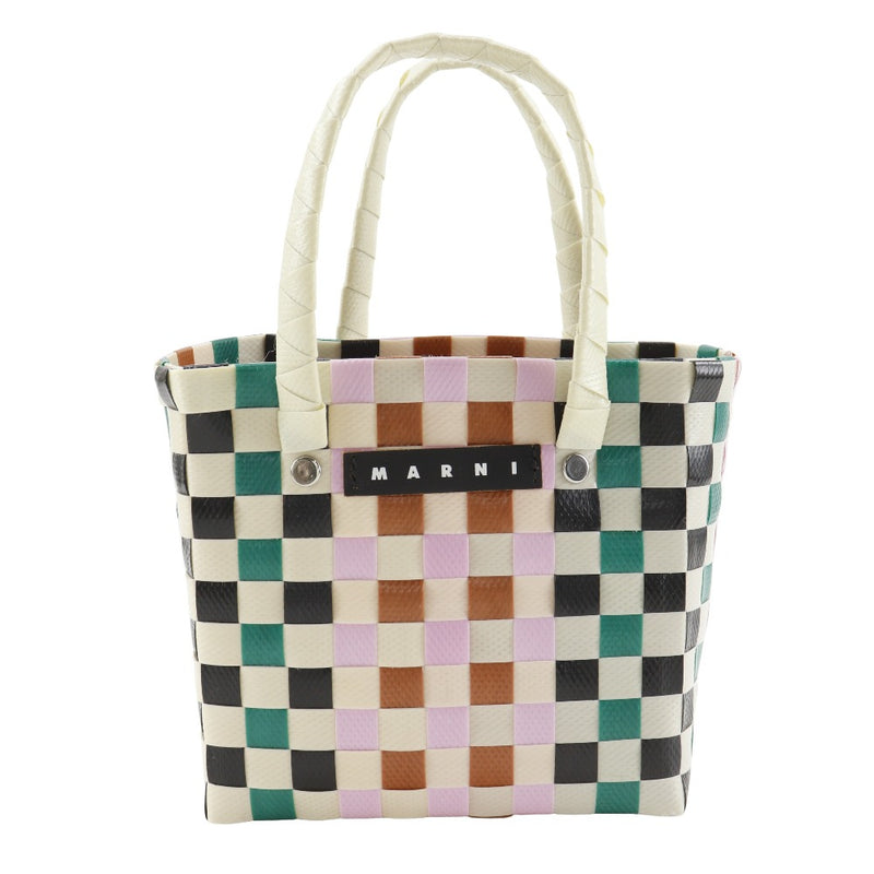 【MARNI】マルニ ウーブン マイクロバスケット ハンドバッグ