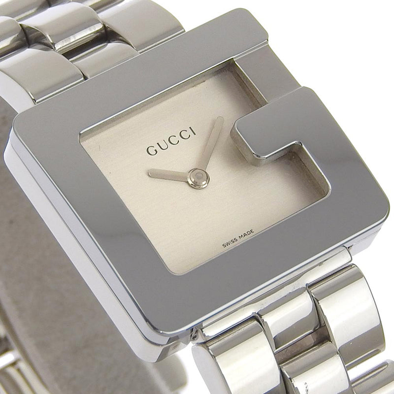 【GUCCI】グッチ
 Gモチーフ 腕時計
 3600J ステンレススチール シルバー クオーツ アナログ表示 グレー文字盤 G motif ボーイズ