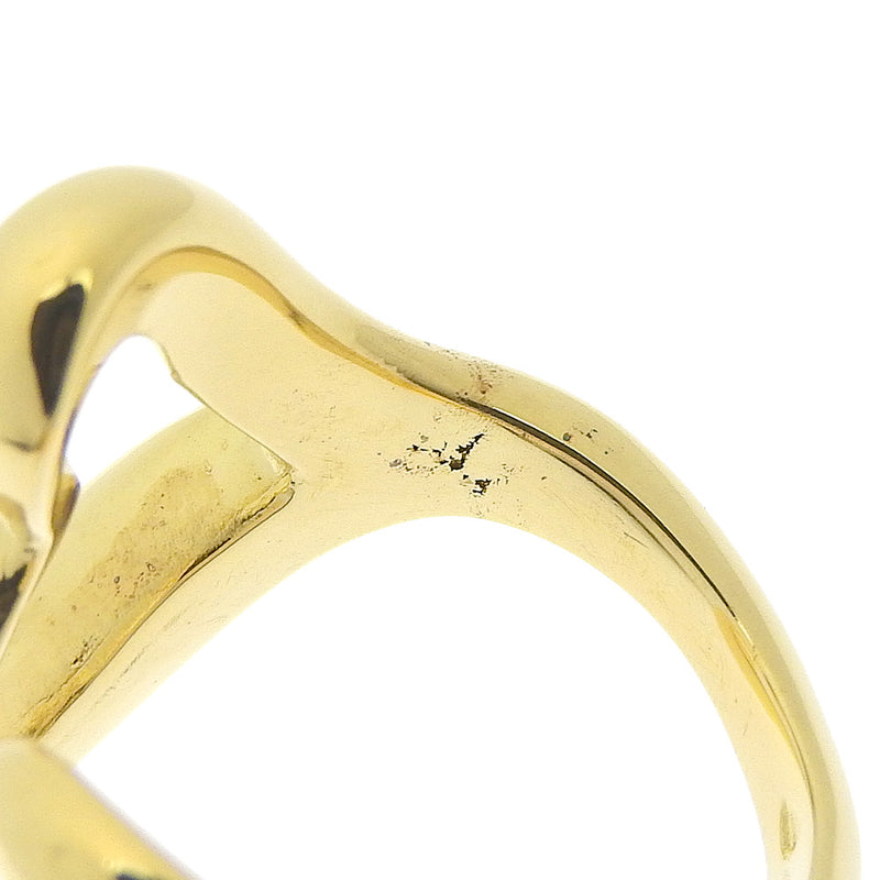 [Tiffany & co.]TIFFANY&Co.
 Open Heart No. 9.5 Ring
 Elsa Peletti 18KYellow Gold Heart about 7.8g Open Heart Ladies A-Rank