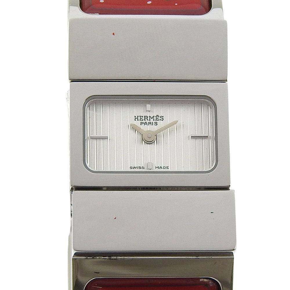 □HERMES　エルメス　腕時計　ロケ　L01.210　L01.110　七宝焼き　バングルウォッチ　クォーツ　稼働品 HERMESエルメス ロケ 腕時計 L01.210 クオーツ \u2013 NISHIKINO VINTAGE