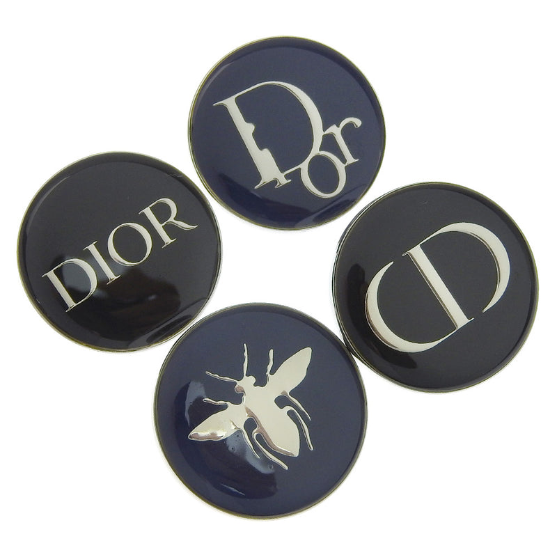 Dior】ディオール ピンバッチ４点セット ブローチ ロゴ 蜂 金属製 