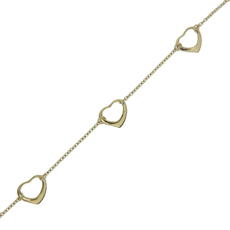 [TIFFANY & CO.] Tiffany 
 Open heart bracelet 
 5P K18 Yellow Gold Heart Approximately 3.8g Open Heart Ladies A Rank