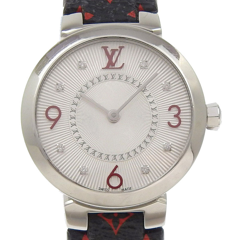 【LOUIS VUITTON】ルイ・ヴィトン タンブールスリム 腕時計
 Q12MGA クオーツ