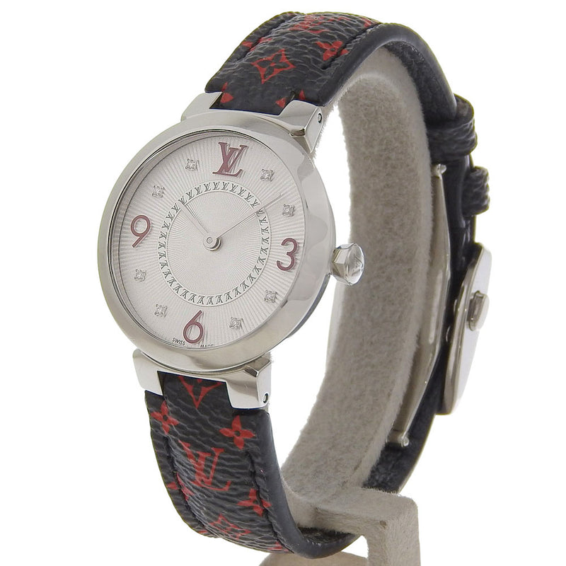 【LOUIS VUITTON】ルイ・ヴィトン タンブールスリム 腕時計
 Q12MGA クオーツ