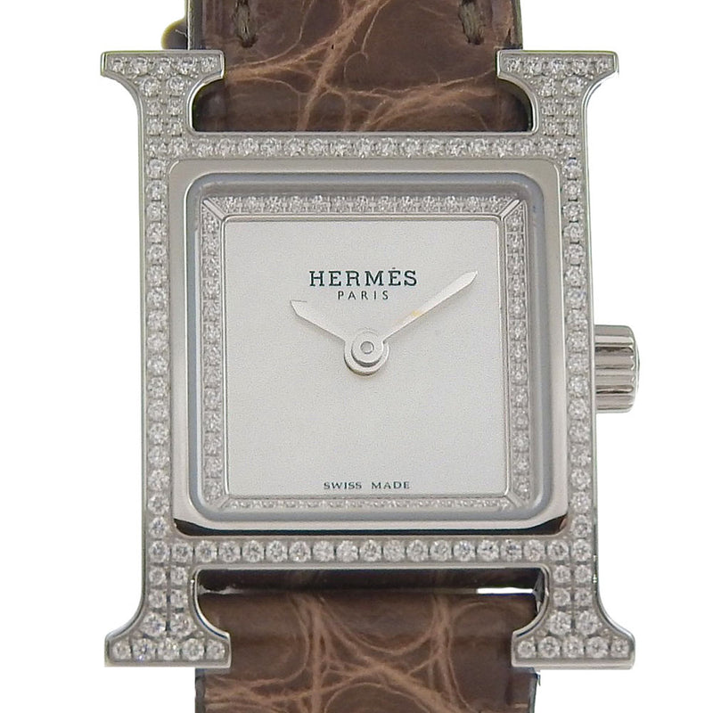 【HERMES】エルメス Ｈウォッチ 腕時計
 HH1.132 クオーツ