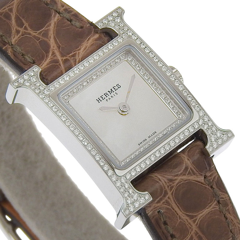 【HERMES】エルメス Ｈウォッチ 腕時計
 HH1.132 クオーツ