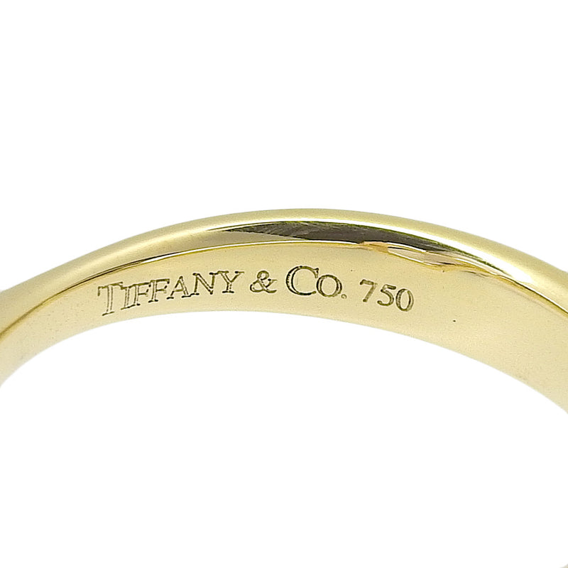 【TIFFANY&Co.】ティファニー
 オープンハート 7号 リング・指輪
 エルサ・ペレッティ K18イエローゴールド×ダイヤモンド ハート 約3.5g Open heart レディースA+ランク