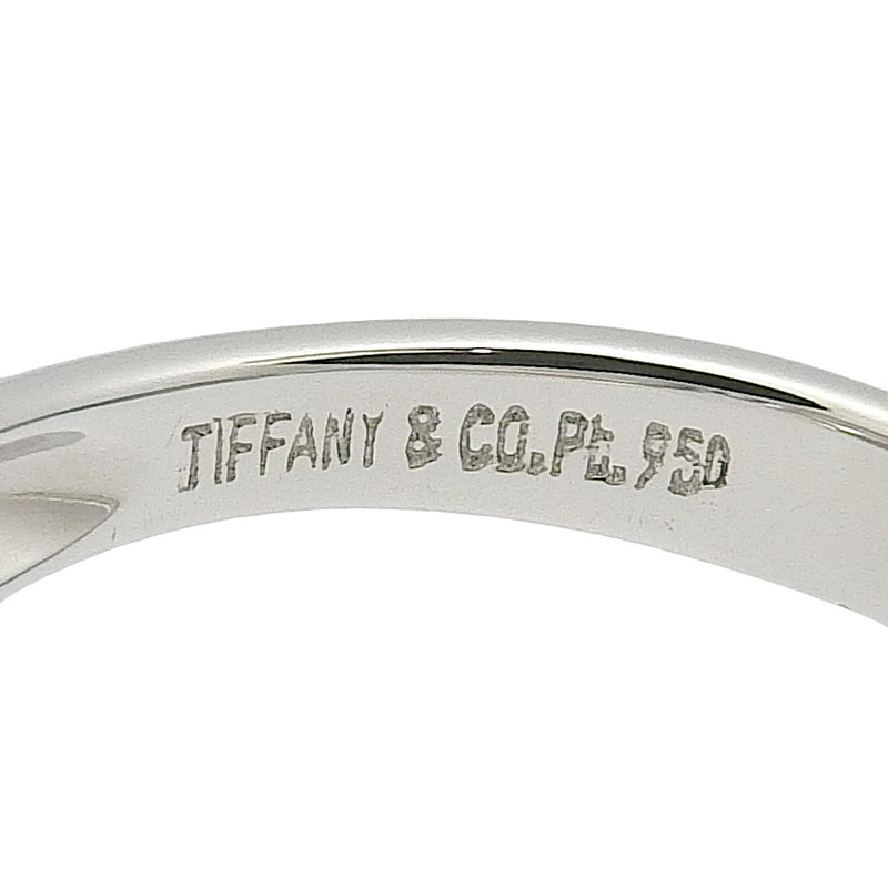 【TIFFANY&Co.】ティファニー
 ダブルティアドロップ 8号 リング・指輪
 エルサ・ペレッティ Pt950プラチナ×ダイヤモンド 約5.1g Double teardrop レディースAランク