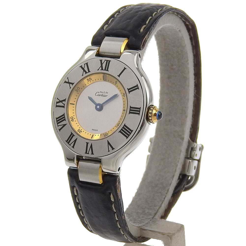 CARTIER】カルティエ マスト21 腕時計 W1007521 ステンレススチール×型