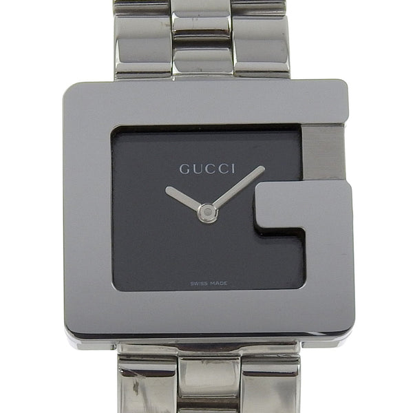 [GUCCI] 
 G Watch Watch 
 3600J Stainless Steel Quartz Analog display black dial G watch Women's A-rank