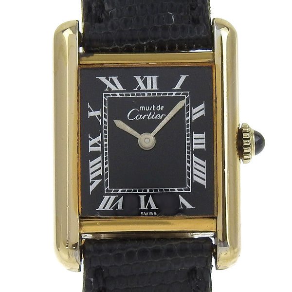 [Cartier] Enveloppant la main de la montre de réservoir de mât cartier