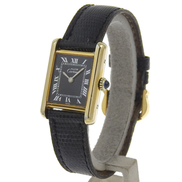 [Cartier] Enveloppant la main de la montre de réservoir de mât cartier