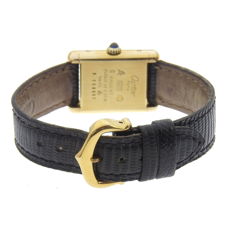 [Cartier] Enveloppant la main de la montre de réservoir de mât cartier