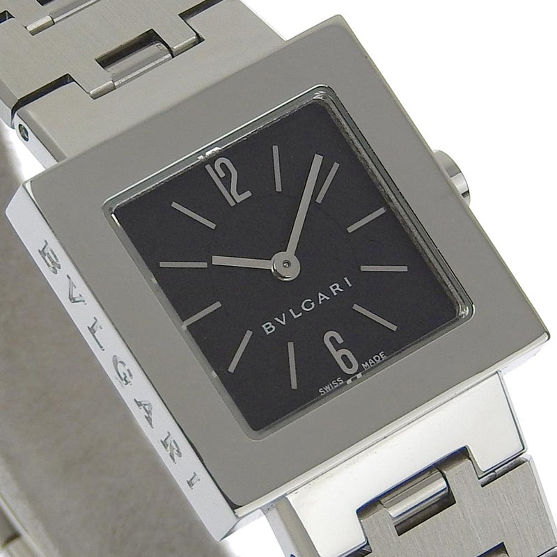 BVLGARI] Bulgari Quadrard Watch SQ22SS Stainless steel silver ...