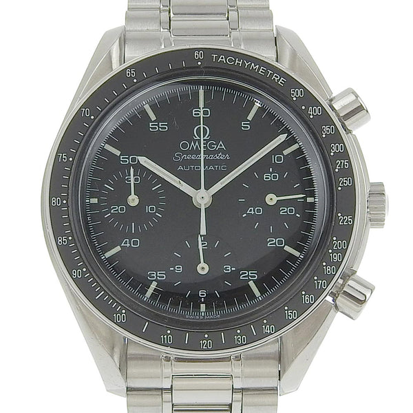 [Omega] Omega 
 Speedmaster Watch 
 3510.50 Stainless steel silver automatic winding chronograph black dial SPEEDMASTER Men