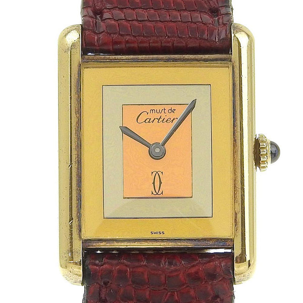 [Cartier] Cartier MustRetallas de mano de reloj de tanque