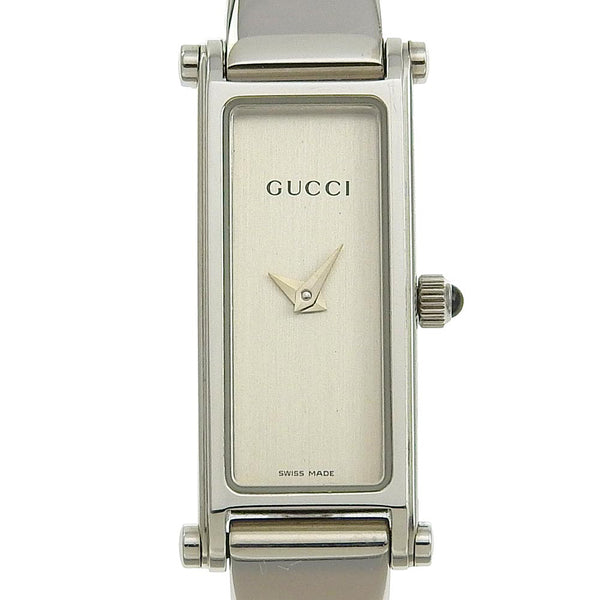 [Gucci] Gucci Watch 1500L Quartz en argent en acier inoxydable dames analogiques A-rang