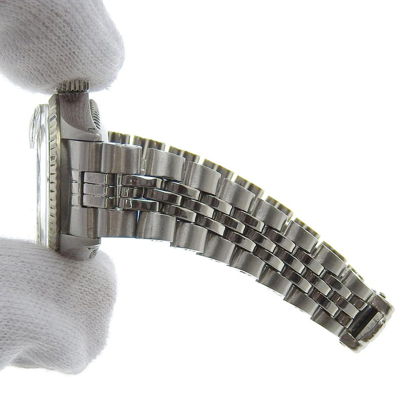 [Rolex] rolex 
 Reloj del propósito de las ostras 
 Fecha 6517 Damas perpetuas de Oyster de plataforma de plata de plata de acero inoxidable