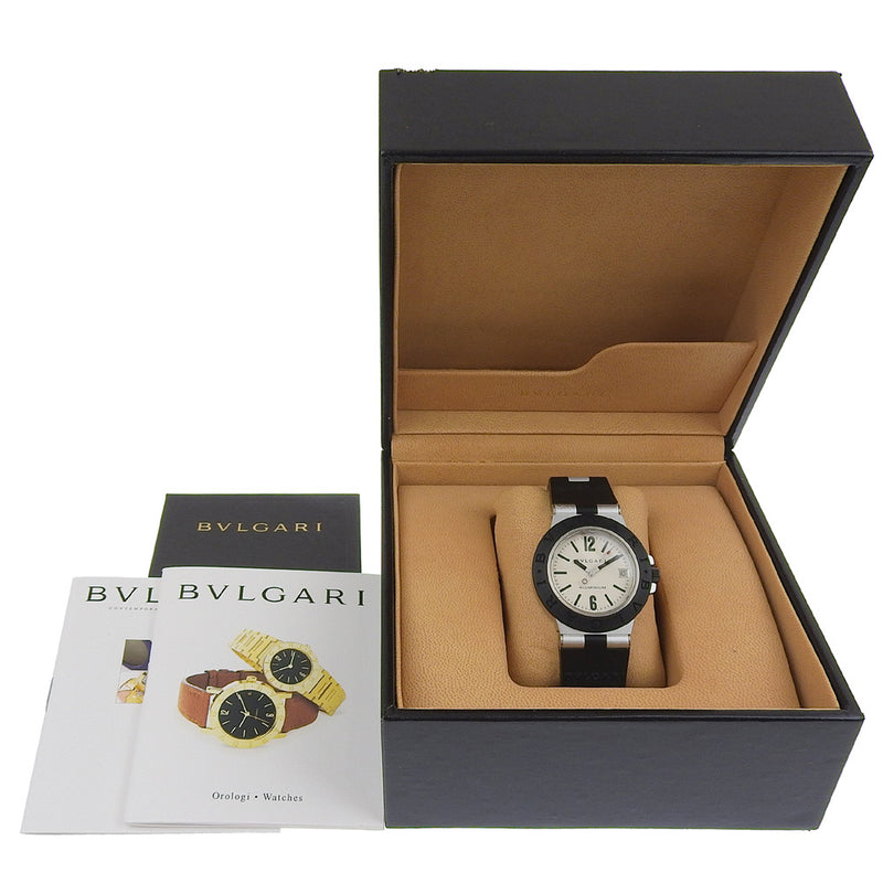 ブルガリ BVLGARI AL38TA アルミニウム デイト 自動巻き メンズ _872718