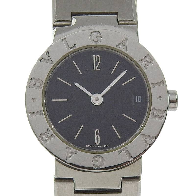 [Bvlgari] Bvlgari Bvlgari Bvlgari BB23SS 시계 스테인레스 스틸 석영 아날로그 디스플레이 블랙 다이얼 BVLGARI BVLGARI 여성