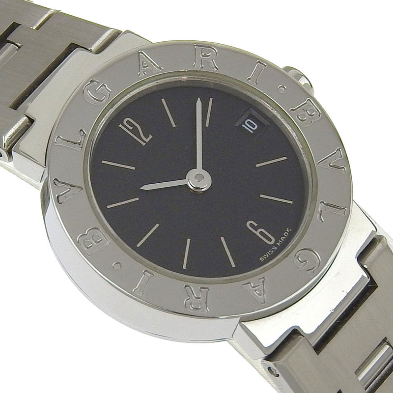 [Bvlgari] Bvlgari Bvlgari Bvlgari BB23SS 시계 스테인레스 스틸 석영 아날로그 디스플레이 블랙 다이얼 BVLGARI BVLGARI 여성