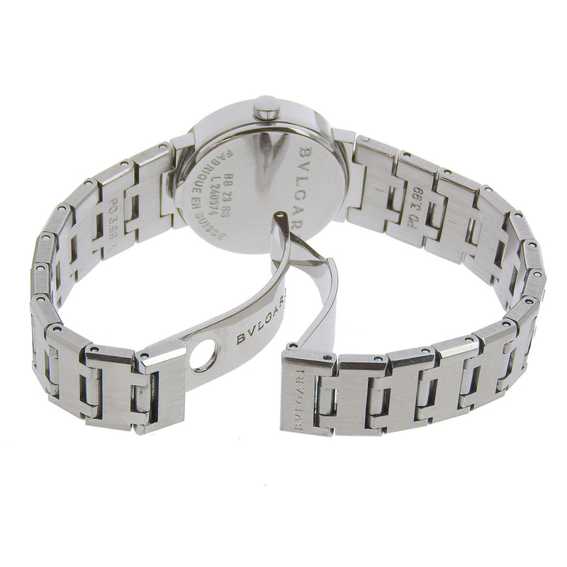 [Bvlgari] Bvlgari Bvlgari Bvlgari BB23SS 시계 스테인레스 스틸 석영 아날로그 디스플레이 블랙 다이얼 BVLGARI BVLGARI 여성