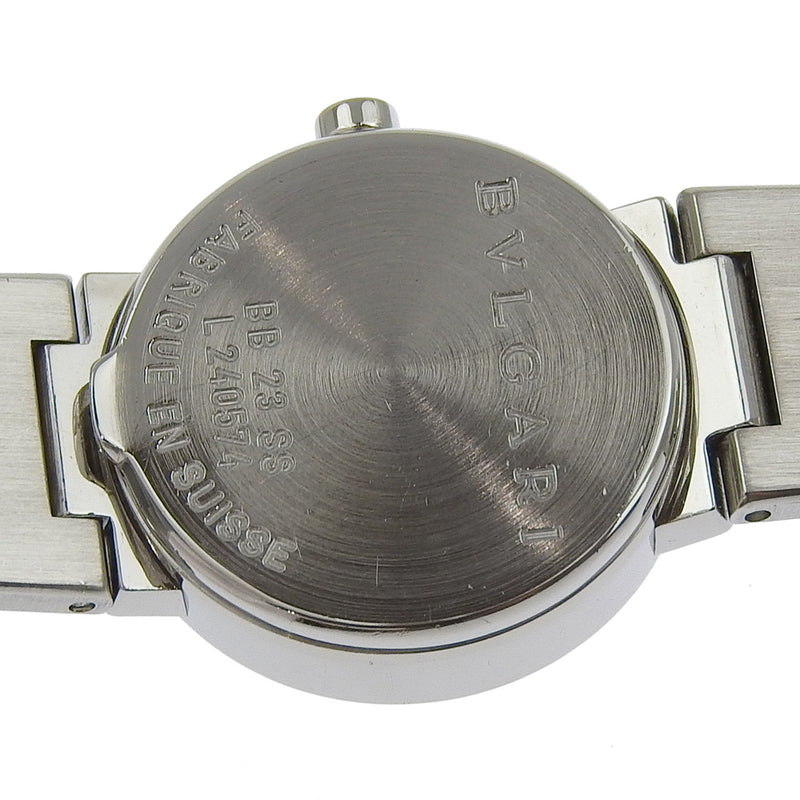 [Bvlgari] Bvlgari Bvlgari Bvlgari BB23SS 시계 스테인레스 스틸 석영 아날로그 디스플레이 블랙 다이얼 BVLGARI BVLGARI 여성