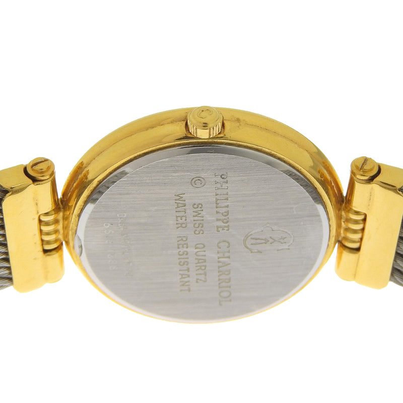 PHILIPPE CHARRIOL 腕時計 クォーツ ゴールド/ブラック PHILIPPE CHARRIOL] Philippe Charriol Celtic watch 65.8.1288 Quartz