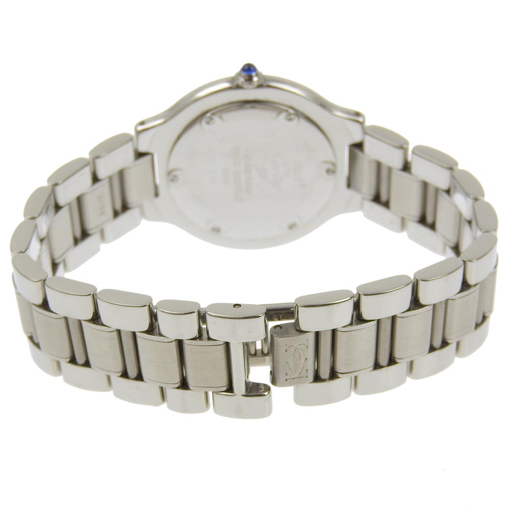 動作品】カルティエ マスト21 シルバー文字盤 1330 レディース