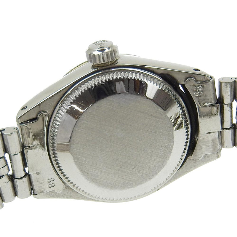 【ROLEX】ロレックス
 オイスターパーペチュアル 腕時計
 デイト 2番台 6917 ステンレススチール 自動巻き シルバー文字盤 Oyster perpetual レディース