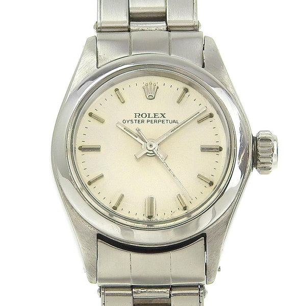 【ROLEX】ロレックス
 レディデイト 腕時計
 7番 6517 ステンレススチール 自動巻き シルバー文字盤 lady date レディース