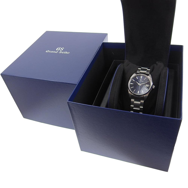 【SEIKO】セイコー
 グランドセイコー 腕時計
 9F85-0AC0 SBGP013 ステンレススチール クオーツ アナログ表示 ネイビー文字盤 Grand Seiko メンズA+ランク