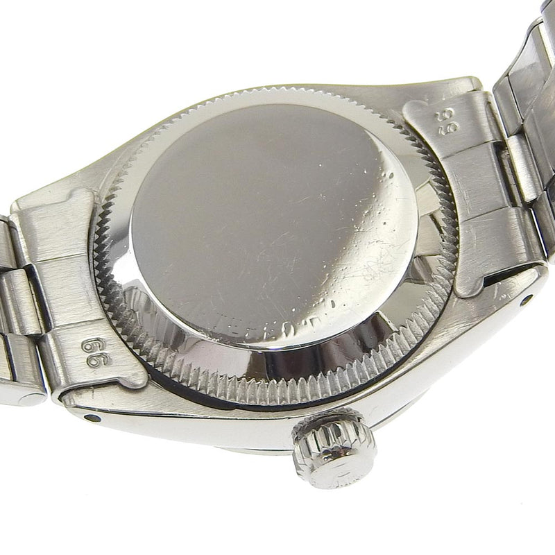 [劳力士]劳力士 
 牡蛎目的手表 
 22 Cal.1300 6618不锈钢自动银盘牡蛎永久女士A级