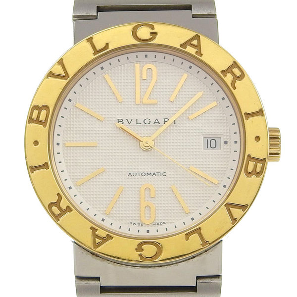 【BVLGARI】ブルガリ
 ブルガリブルガリ 腕時計
 BB38SG ステンレススチール×K18イエローゴールド 自動巻き 白文字盤 Bulgari Bulgari メンズA-ランク