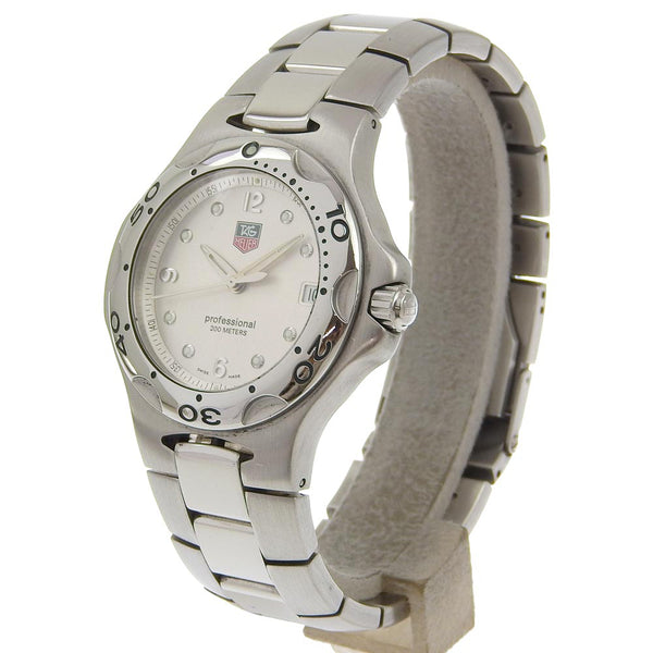 【TAG HEUER】タグホイヤー
 腕時計
 キリウム WL1114 ステンレススチール クオーツ アナログ表示 シルバー文字盤 メンズA-ランク