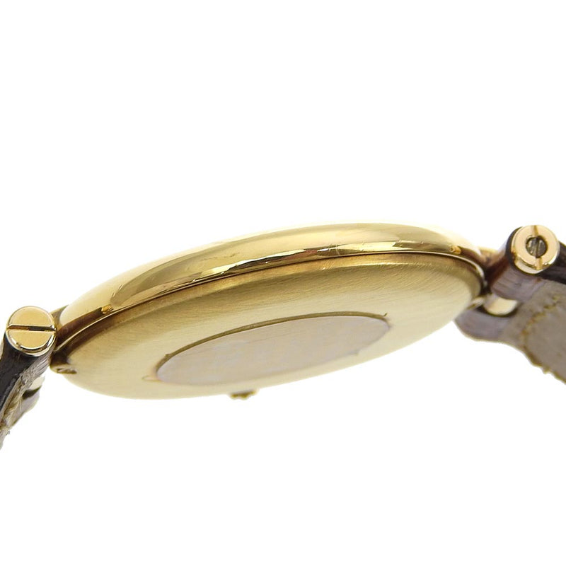 [卡地亚]卡地亚 
 Vermeille手表 
 590003银925×鳄鱼石英模拟显示象牙表盘vermeille男士